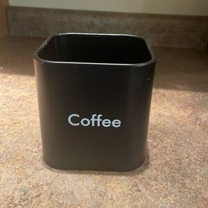 Coffee canister, no cups, k cups